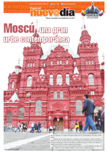 Moscú,una gran urbe contemporánea