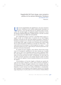 Descargar PDF “Singularidad del Fuero Juzgo como normativa