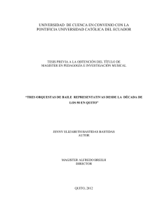 UNIVERSIDAD DE CUENCA EN CONVENIO CON LA PONTIFICIA