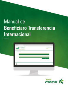 Manual de Beneficiaro Transferencia Internacional