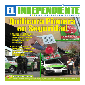 El Independiente - Mayo 2011 - I. Municipalidad de Quilicura