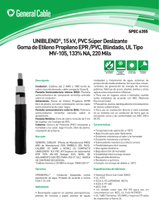 UNIBLEND®, 15 kV, PVC Súper Deslizante Goma