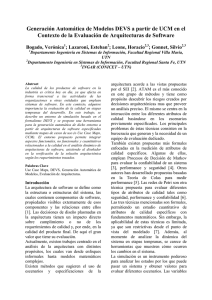 Generaci&oacute;n Autom&aacute;tica de Modelos DEVS a partir de UCM en el