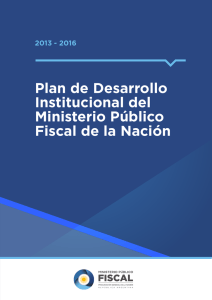 Plan de desarrollo Institucional MPF