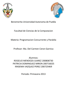 Benemerita Universidad Autonoma de Puebla Facultad de Ciencias