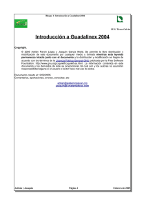 Introducción a Guadalinex2004 - Matemáticas interactivas y