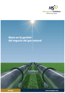 Retos en la gestión del negocio del gas natural