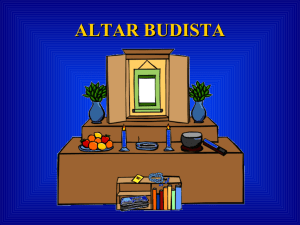 altar budista - Libro Esoterico