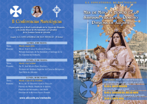 II Conferencias Mariológicas - Concatedral San Nicolás de Alicante