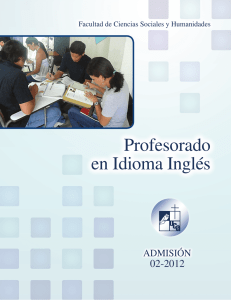 Profesorado en Idioma Inglés