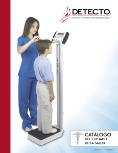 Descargue el catálogo Detecto para el cuidado de la salud en PDF