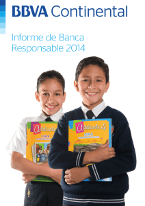 Informe de Banca Responsable 2014