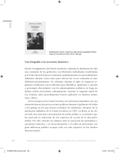 Emmanuel Carrère, Limónov - Revista Mexicana de Política Exterior