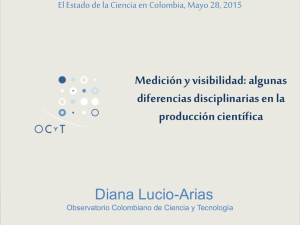 Presentación Diana Lucio-Arias Lunes, Junio 01