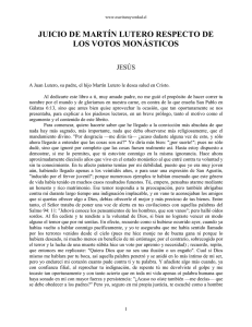 1521-juicio sobre los votos monasticos