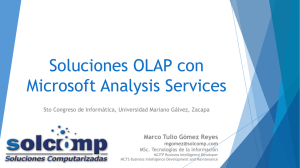 Soluciones OLAP con Microsoft Analysis Services