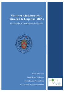 Máster en Administración y Dirección de Empresas (MBA) - E