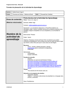 Ficha técnica de la Actividad de Aprendizaje (formato PDF / 66 KB )