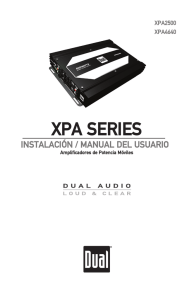 xpa series - Dual Electronics