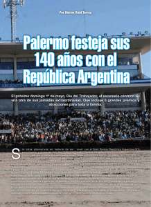 Palermo festeja sus 140 años con el República