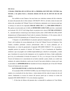 INC-53-14 CÁMARA TERCERA DE LO PENAL DE LA PRIMERA