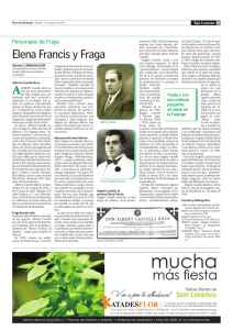 Elena Francis y Fraga - Diario del AltoAragón