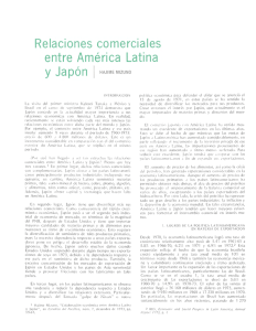 Relaciones comerciales entre América Latina y Japón 1
