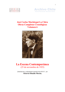 Obras Completas Cronológicas de J. C. Mariátegui