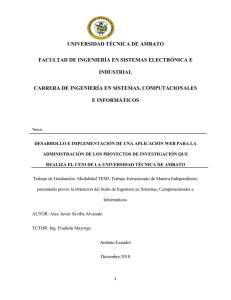 universidad técnica de ambato facultad de ingeniería en sistemas