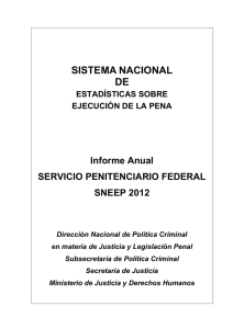 sneep spf 2012 - Ministerio de Justicia y Derechos Humanos