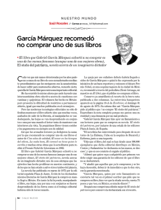 García Márquez recomedó no comprar uno de sus libros