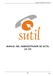 MANUAL DEL ADMINISTRADOR DE SUTIL (v2.10) - ei