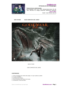 La Guía completa de God of War