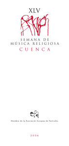 folleto smr 06 - Semana de Música Religiosa de Cuenca