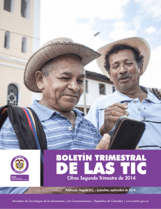 Boletín Trimestral de las TIC - Colombia TIC