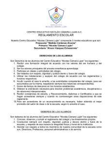 reglamento interno - Nicolás Cámara Luján