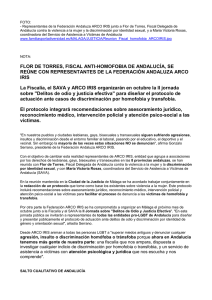 FLOR DE TORRES, FISCAL ANTI-HOMOFOBIA DE ANDALUCÍA