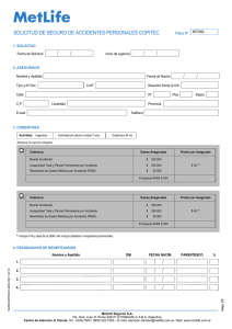 formulario de solicitud de seguro