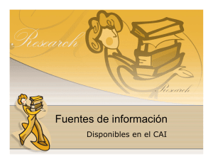 Fuentes de información - Ponce - Universidad Interamericana de
