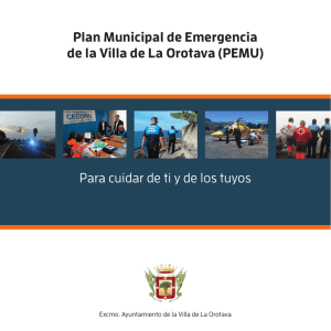 Plan Municipal de Emergencia - Ayuntamiento de la Villa de La