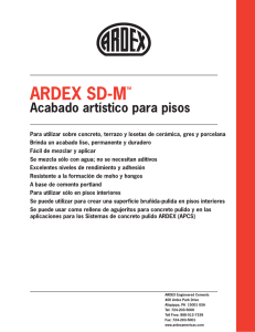 SD-M Tech Data - ARDEX Americas