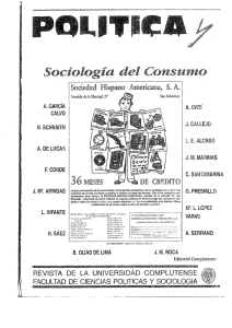 Ramos, et al. Sociología del consumo