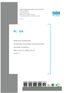 Certificado de Persona Física vinculada a Empresa
