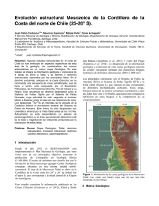 Evolución estructural Mesozoica de la Cordillera de la Costa del