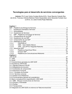 Tecnologías para el desarrollo de servicios convergentes