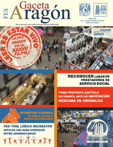 Gaceta FES Aragón del 1 al 29 de febrero de 2016