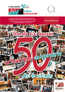 Revista 50 aniversario de Gorabide