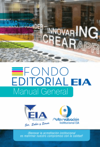 Fondo Editorial EIA Manual General