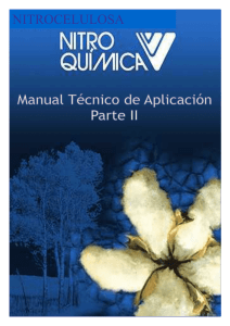NITROCELULOSA manual técnico de aplicación parte 2
