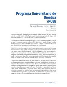 Programa Universitario de Bioética (PUB)